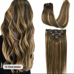 Luxurious Brown and Blonde Hair Extensions